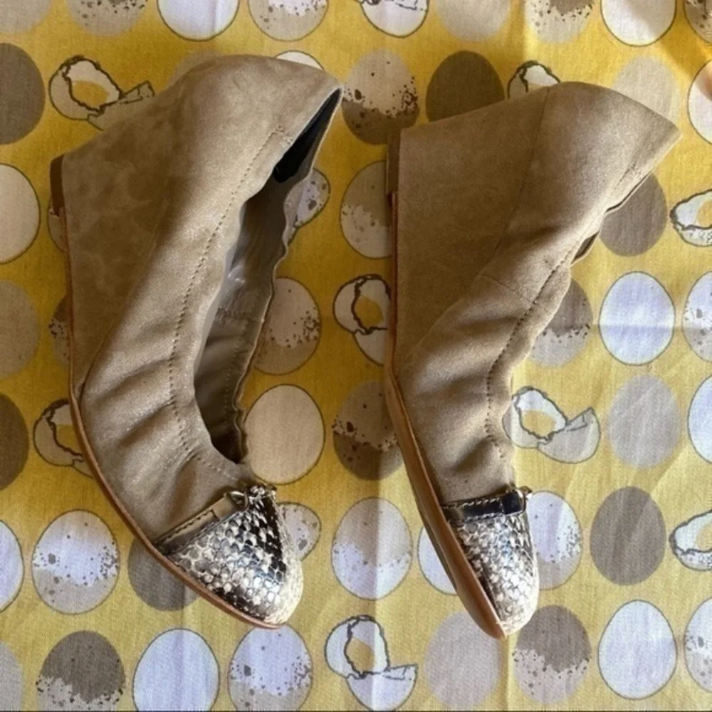 AGL snakeskin ballet wedges size 37 - Picture 7 of 13
